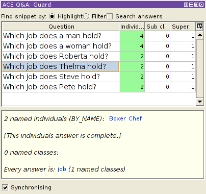 Demo: Jobs Puzzle: Q&A View